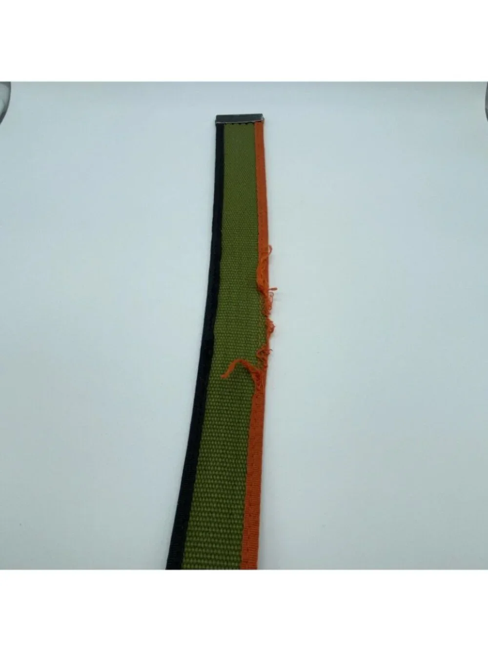 Diamond Green Black Orange Slip Thru Adjustable Belt Men’s Size M
